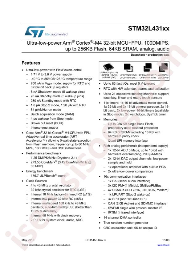 STM32L431CBU6TR