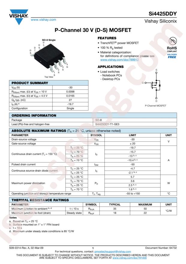 SI4425DDY-T1-GE3