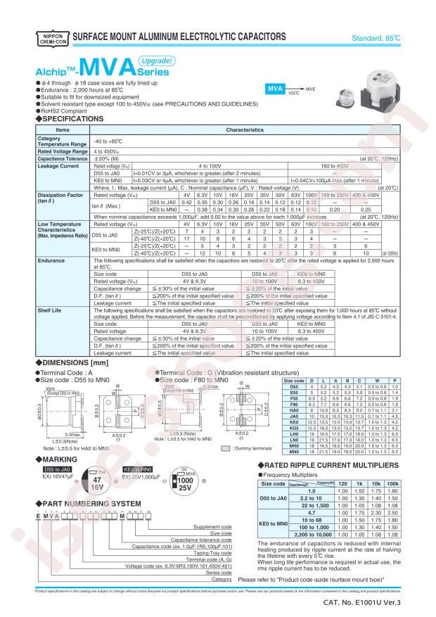 EMVA160ADA221MF80G