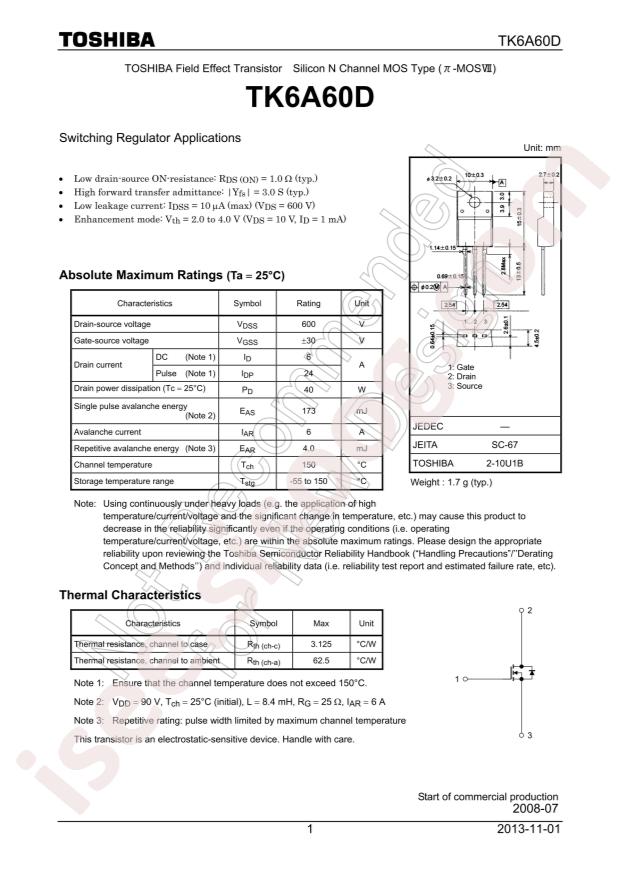 TK6A60D(STA4,X,M)