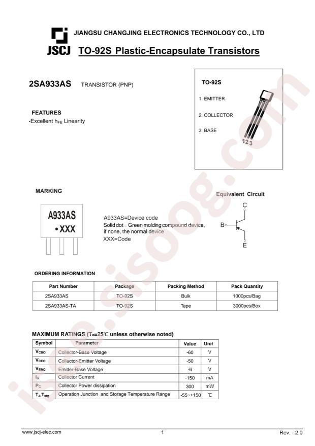 2SA933AS