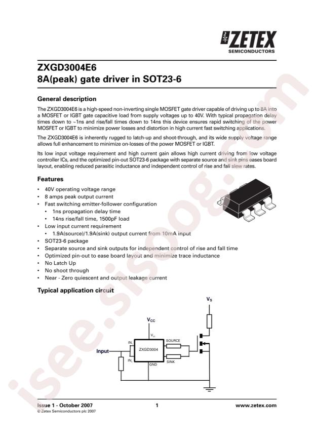 ZXGD3004E6TA
