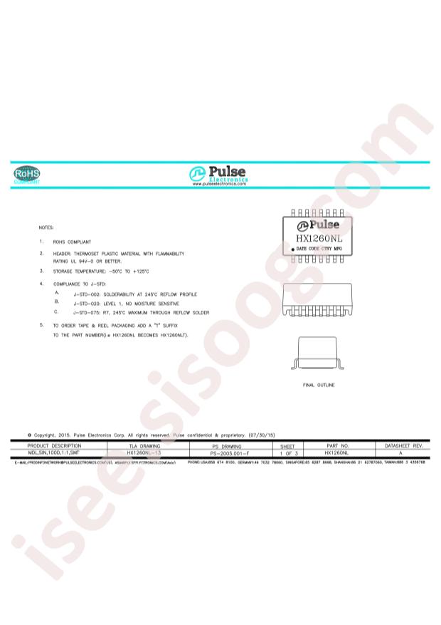 PULSE HX1260NLT