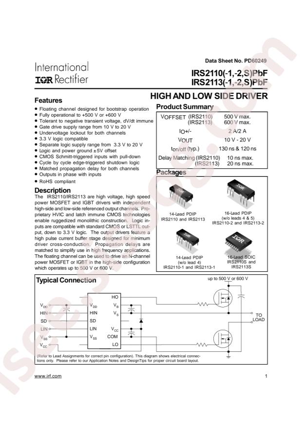 IRS2110SPBF