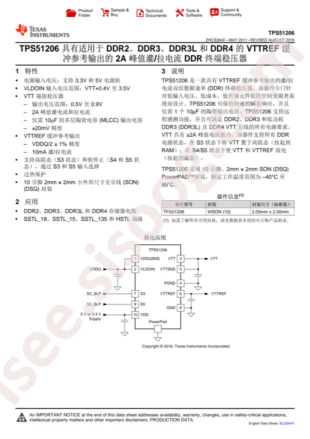 TPS51206DSQR