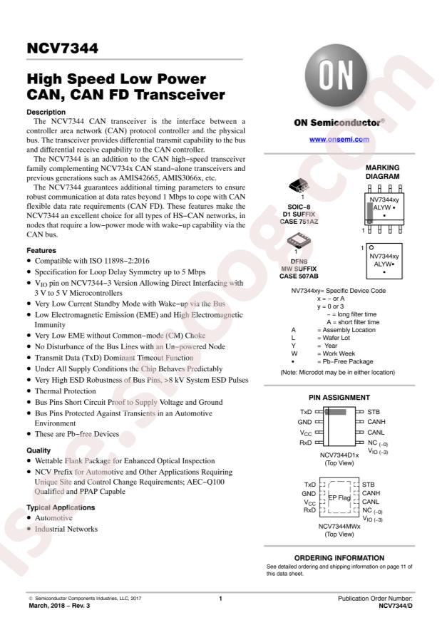 NCV7344AD10R2G