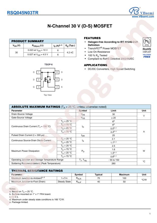 RSQ045N03TR-VB