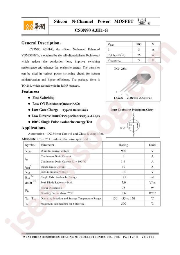 CS3N90A3H1-G