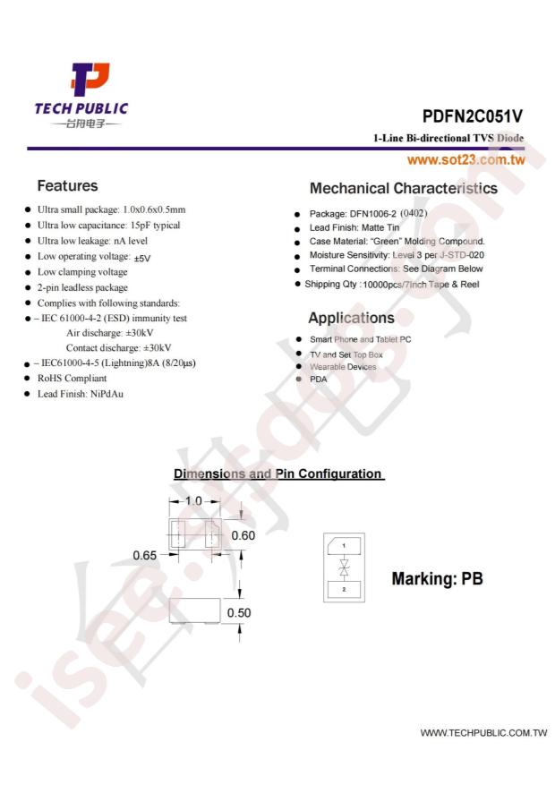 PDFN2C051V