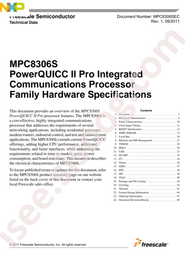 MPC8306SVMAFDCA
