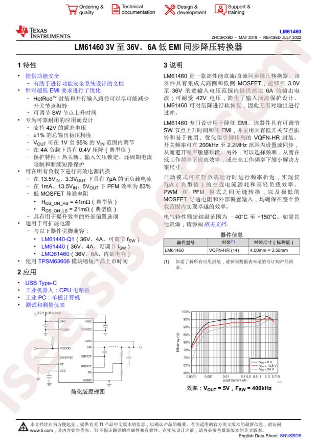 LM61460AANRJRR