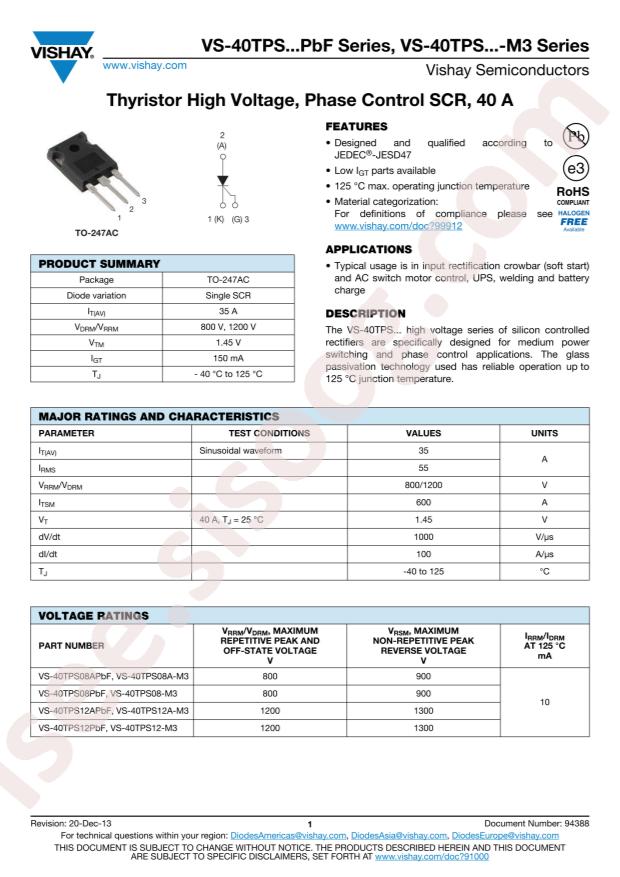 VS-40TPS12APBF
