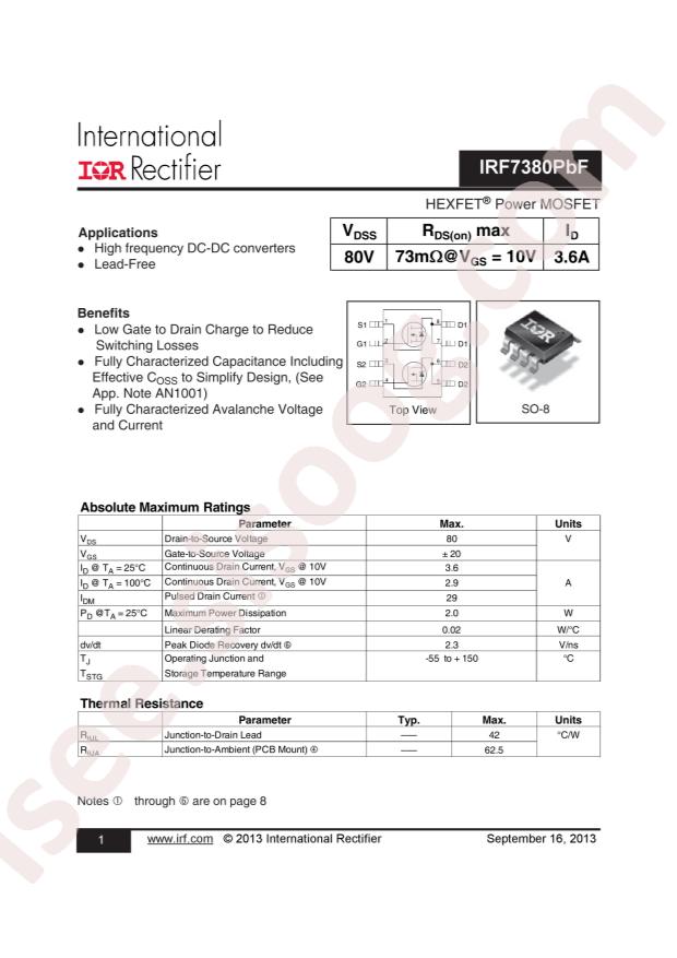 IRF7380TRPBF