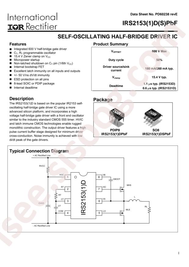 IRS21531DSTRPBF