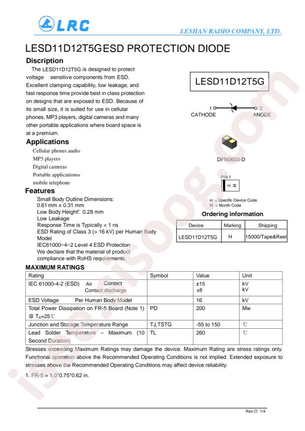 LESD11D12T5G