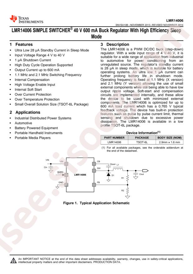 LMR14006YDDCT