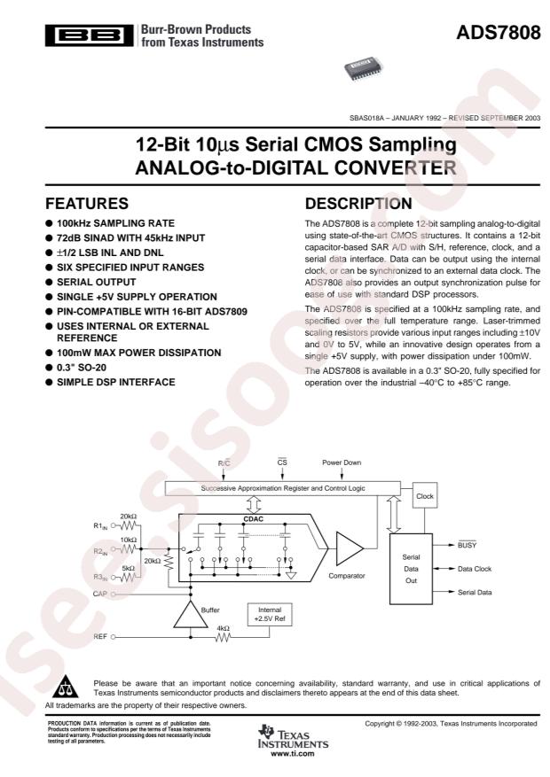 ADS7808U