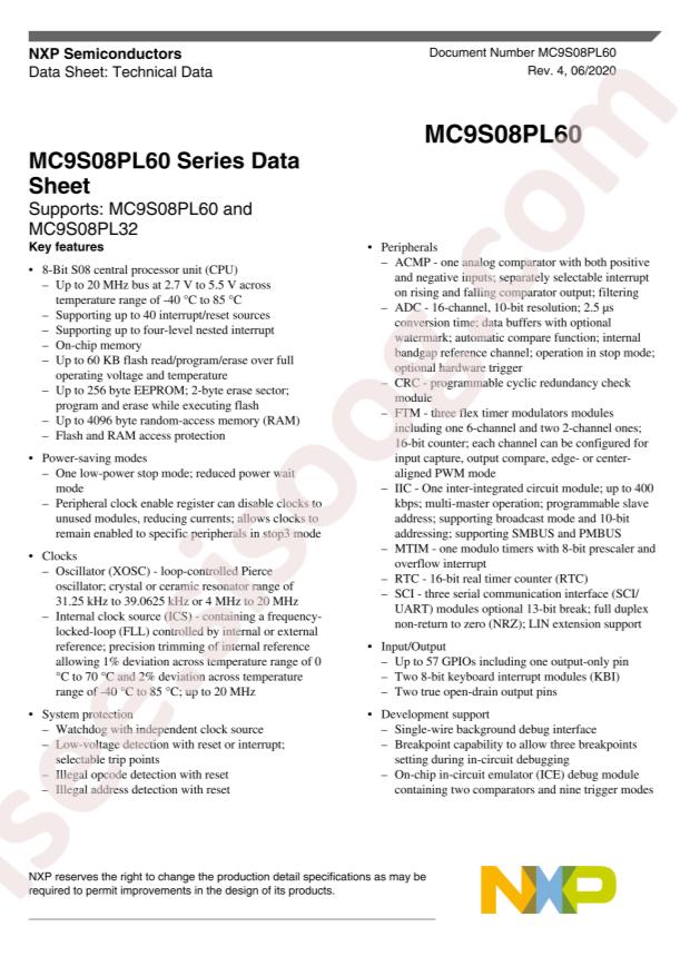 MC9S08PL60CQH