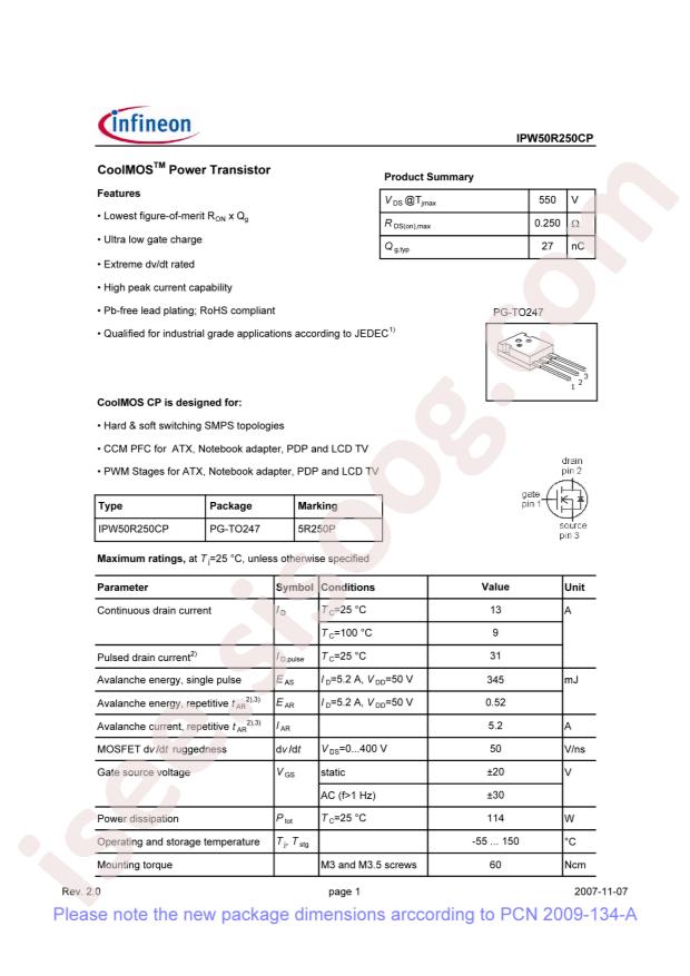 IPW50R250CP