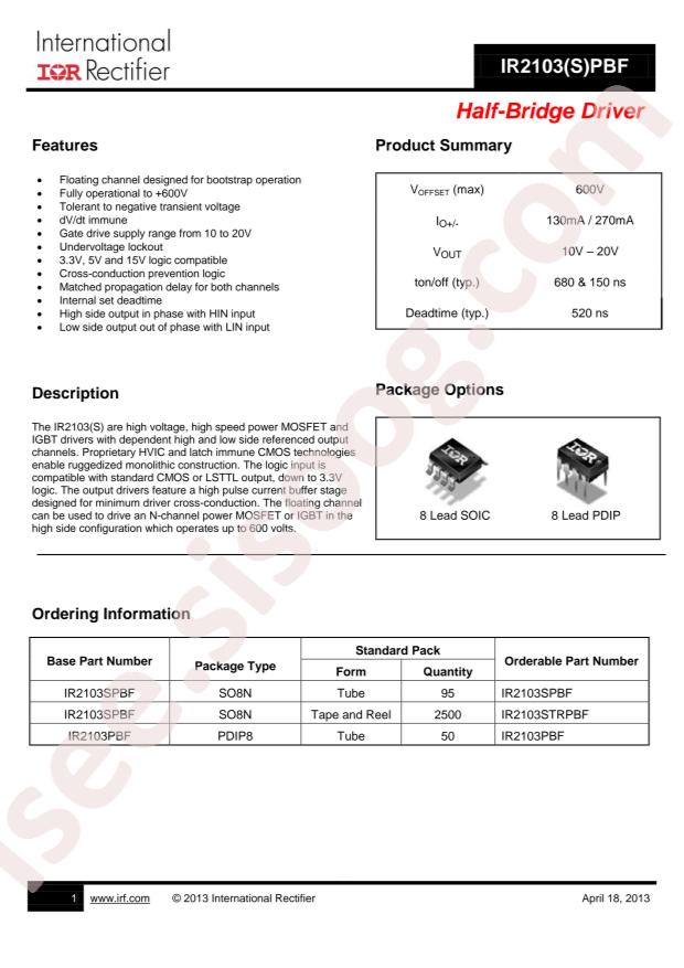 IR2103PBF