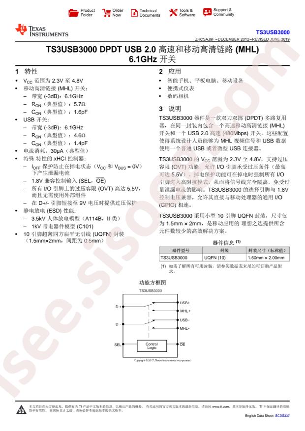 TS3USB3000RSER