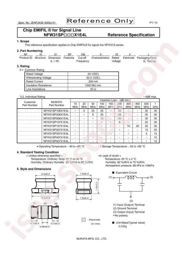 NFW31SP106X1E4L