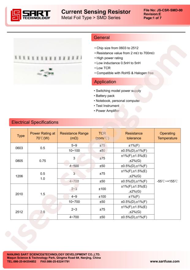 SMD12A1FR005T