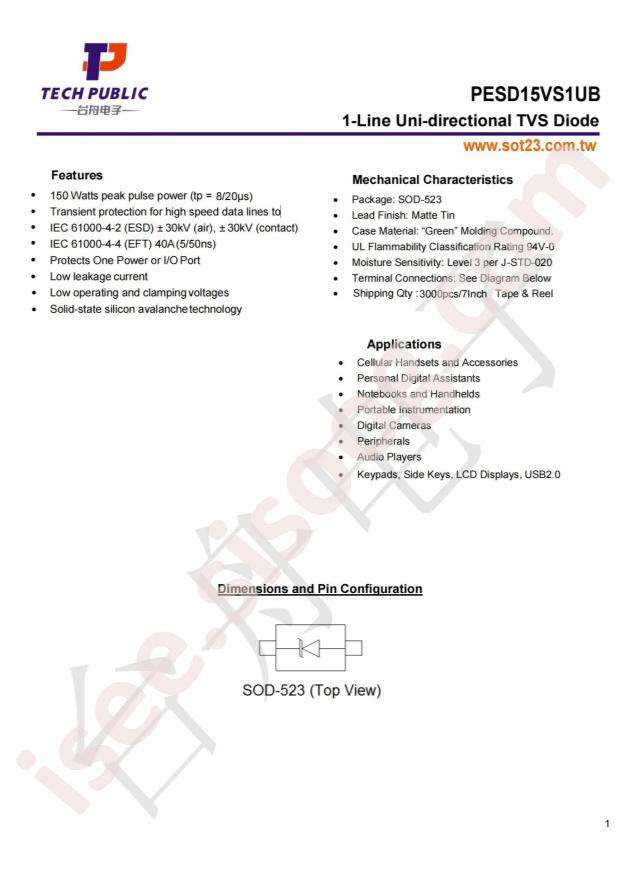 PESD15VS1UB