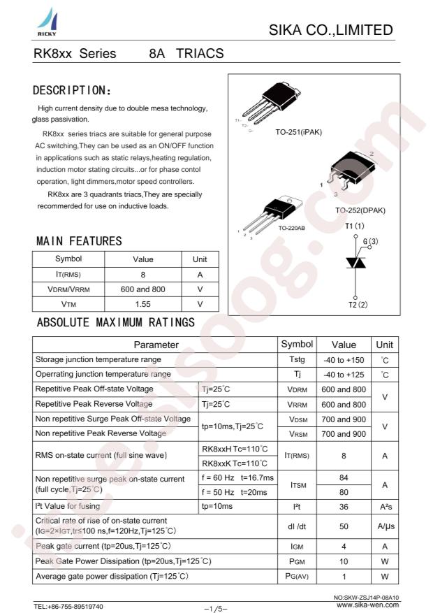 RK810K-800