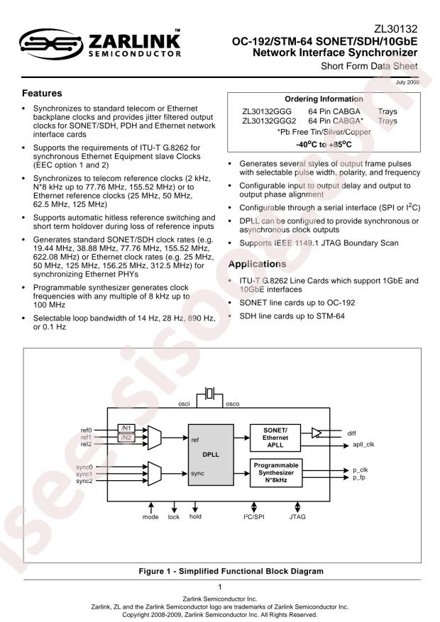 ZL30132GGG2
