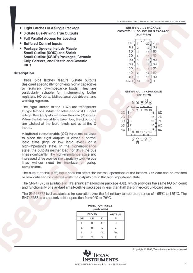 SN74F373DWR