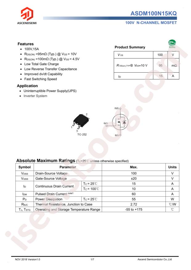 ASDM100N15KQ-R