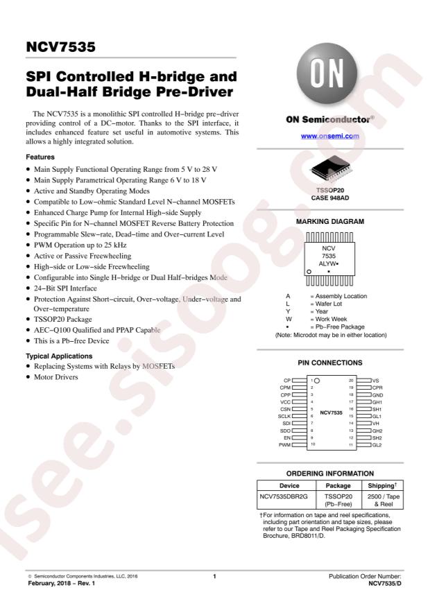 NCV7535DBR2G