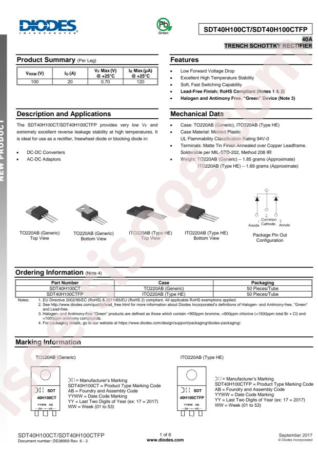 SDT40H100CTFP