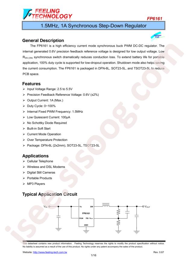 FP6161KR-LF-ADJ