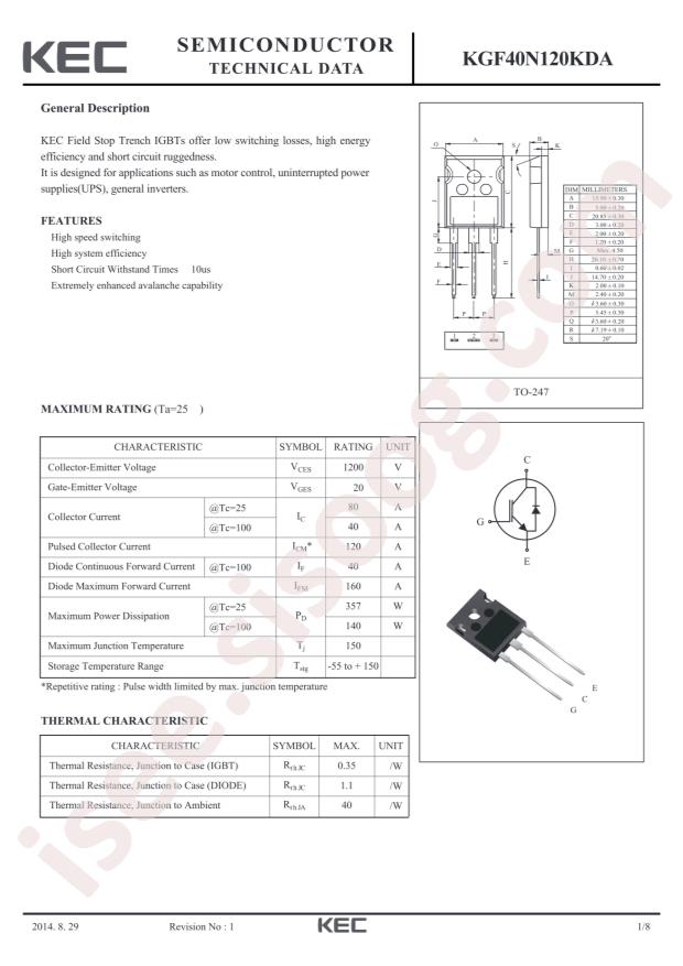 KGF40N120KDA-U/P