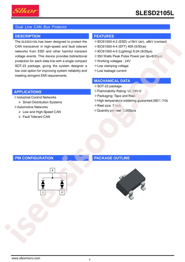 SLESD2105L