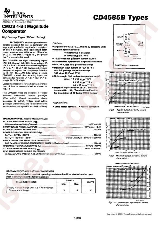 CD4585BPW