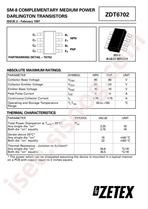 ZDT6702TA