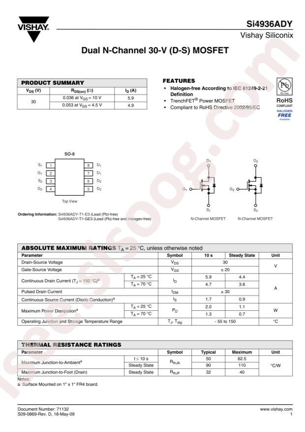 SI4936ADY-T1-E3