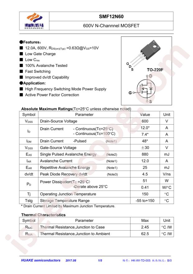 SMF12N60