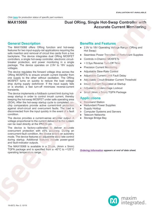 MAX15068ATP+