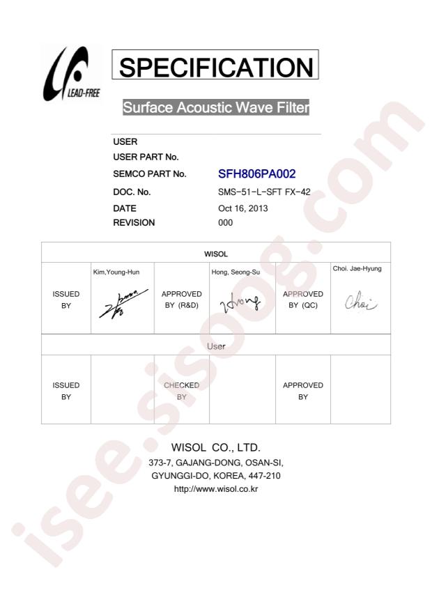 SFH806PA002