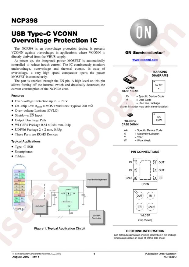 NCP398FCCT1G
