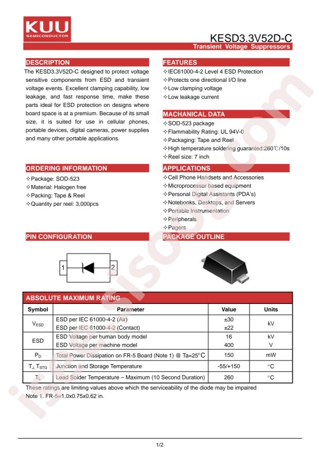 KESD3.3V52D-C