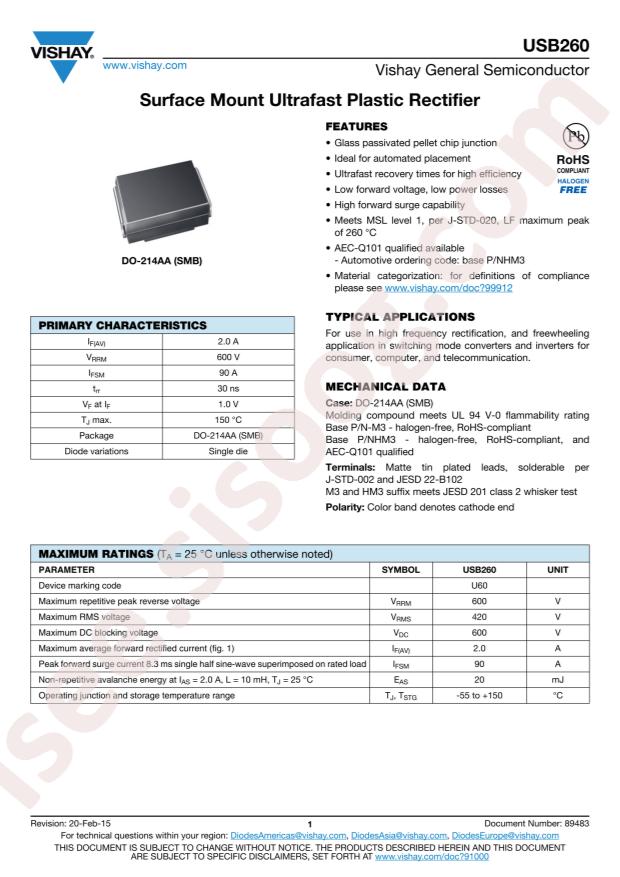 USB260-M3/52T