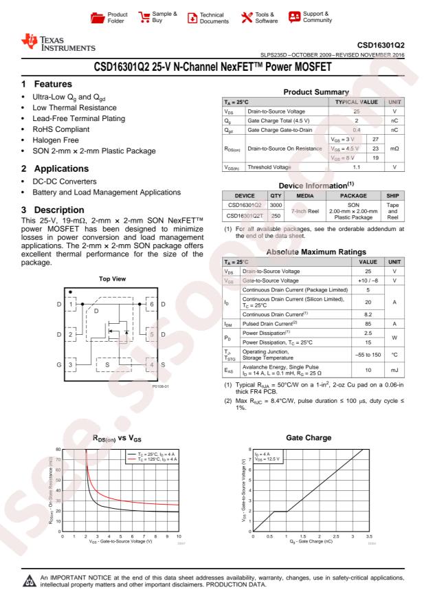 CSD16301Q2