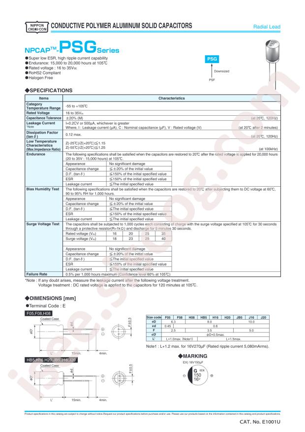 APSG160ELL122MH20S