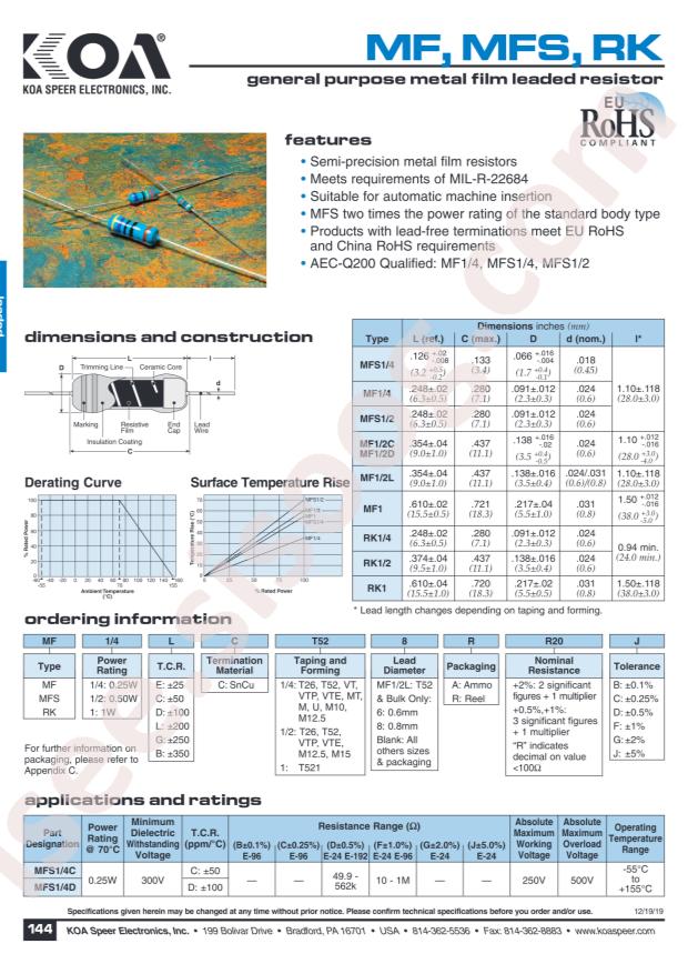 MFS1/4DCT52A1002F