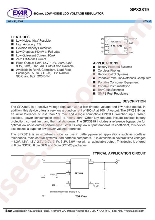 SPX3819M5-L-1-5/TR